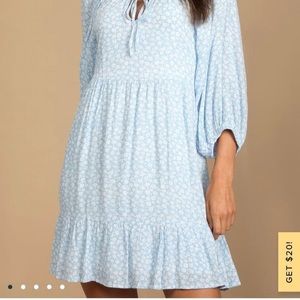 Blue dress